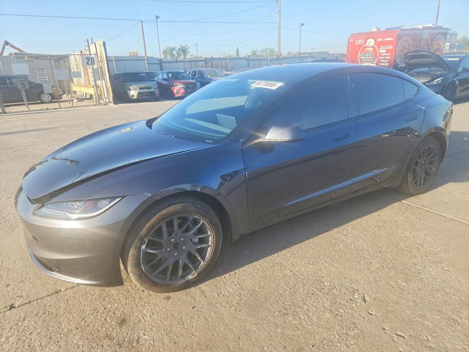 2025 Tesla Model 3 VIN 5YJ3E1EA9SF013033 — COPART salvage auction photo