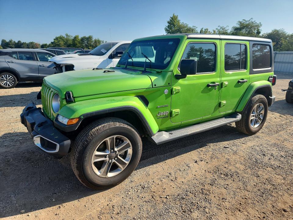 2018 Jeep Wrangler / VIN 1C4HJXEG7JW278682 — COPART salvage auction photo