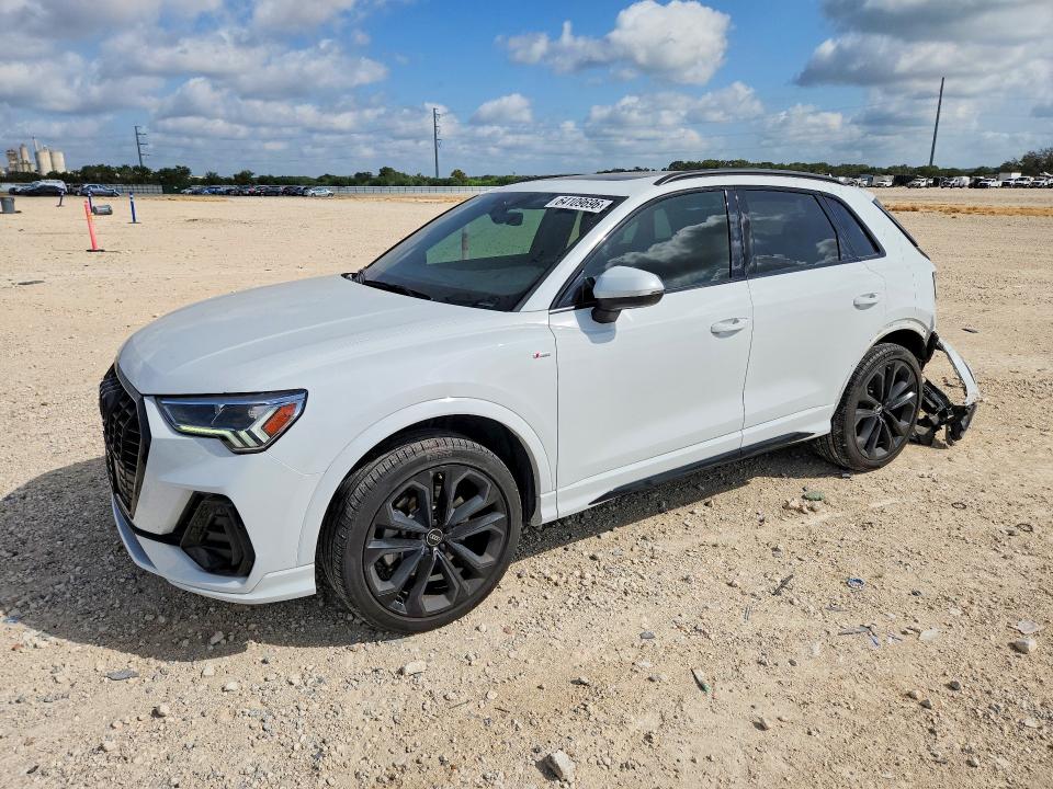 2022 Audi Q3 VIN WA1EECF3XN1004711 COPART salvage auction — REAR END, Tx - Salvage Vehicle Title, sold $10,200 on 2026-08-20 (photo 1)