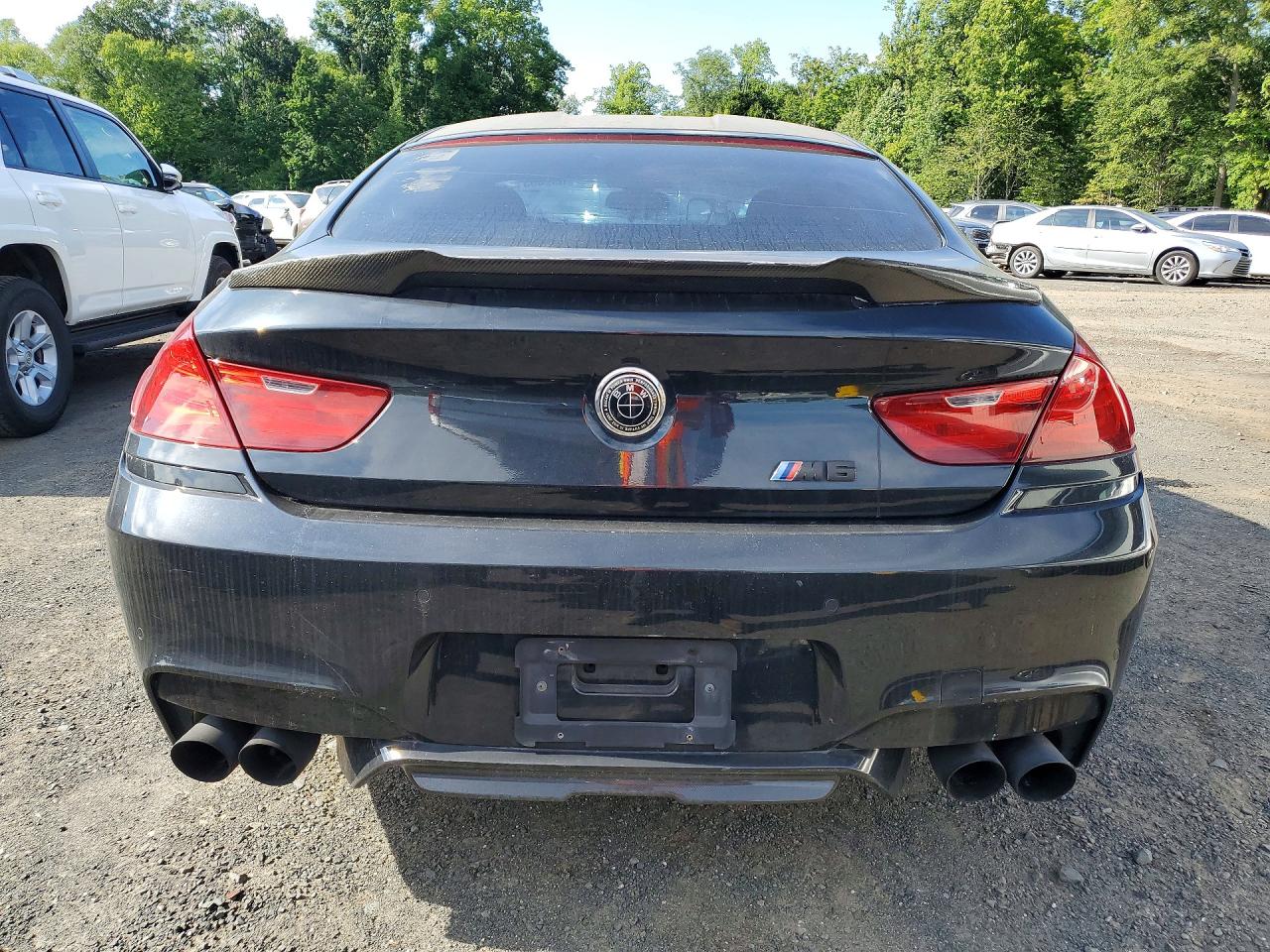 2016 BMW M6 gran coupe VIN WBS6E9C54GG437047 COPART salvage auction — Front End, FL - CERTIFICATE OF TITLE (P), sold $15,500 on 2026-09-03 (photo 6)