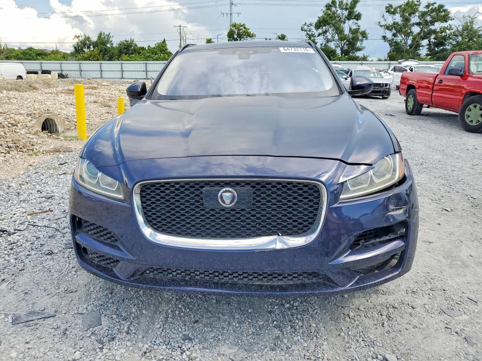 2019 Jaguar F-pace VIN SADCJ2FX9KA395324 COPART salvage auction — FRONT END, Fl - Certificate Of Title (P), sold $375 on 2026-09-08 (photo 5)