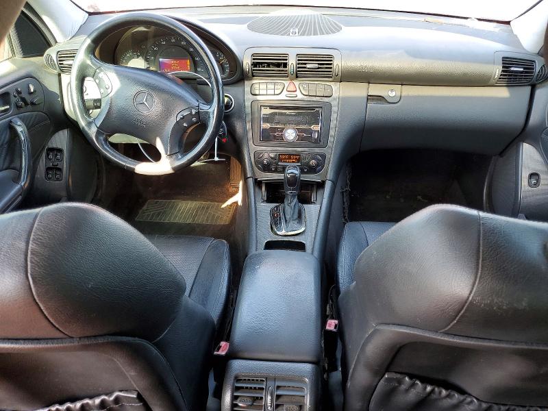 2002 Mercedes-benz C class VIN WDBRH64J32F116944 COPART salvage auction — REAR END, CA - SALVAGE CERTIFICATE, sold $275 on 2026-08-10 (photo 8)