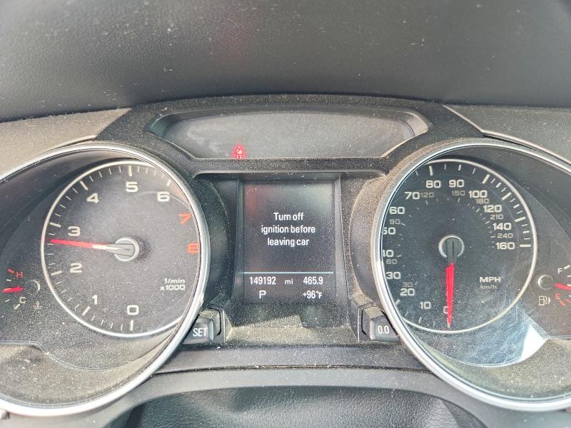 2014 Audi A5 VIN WAULFAFR7EA038458 COPART salvage auction — SIDE, Ut - Salvage Certificate, sold $1,300 on 2026-08-21 (photo 9)
