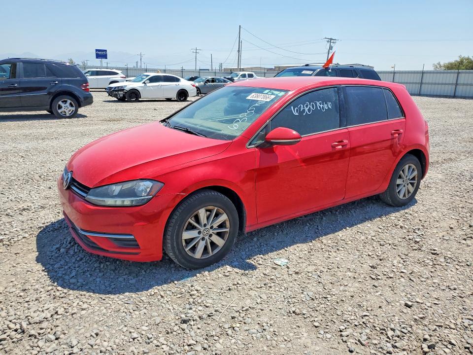 2018 Volkswagen Golf VIN 3VWG17AU0JM259959 COPART salvage auction — MINOR DENT/SCRATCHES, Salvage Title, sold $1,450 on 2026-08-07 (photo 1)
