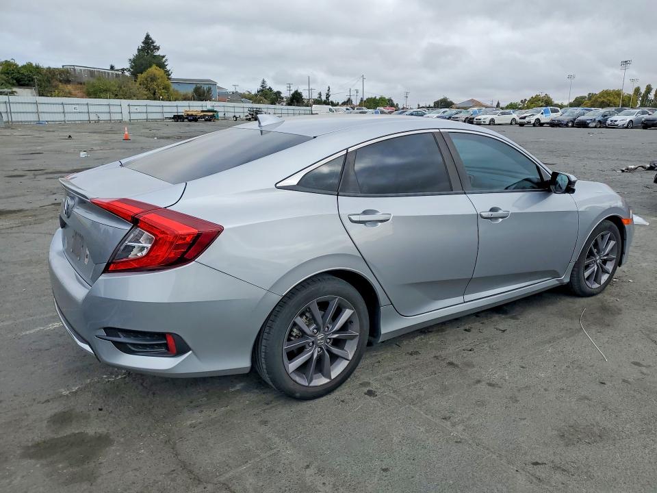 2020 Honda Civic VIN 19XFC1F33LE203548 COPART salvage auction — SIDE, CA - SALVAGE CERTIFICATE, sold $7,600 on 2026-08-21 (photo 3)