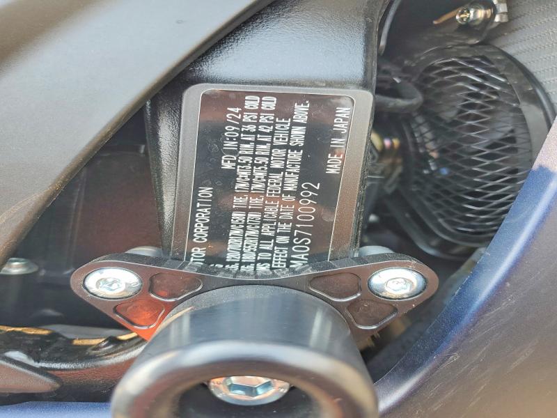 2025 Suzuki Gsx-r VIN JS1GR7MA0S7100992 COPART salvage auction — REAR END, WA - BILL OF SALE, sold $2,800 on 2026-09-04 (photo 9)