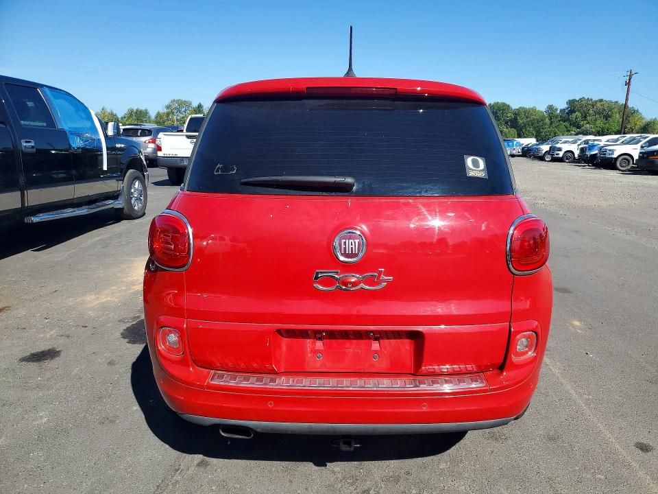 2014 Fiat 500l VIN ZFBCFABH0EZ002129 COPART salvage auction — MECHANICAL, Or - Certificate Of Title, sold $375 on 2026-08-17 (photo 6)