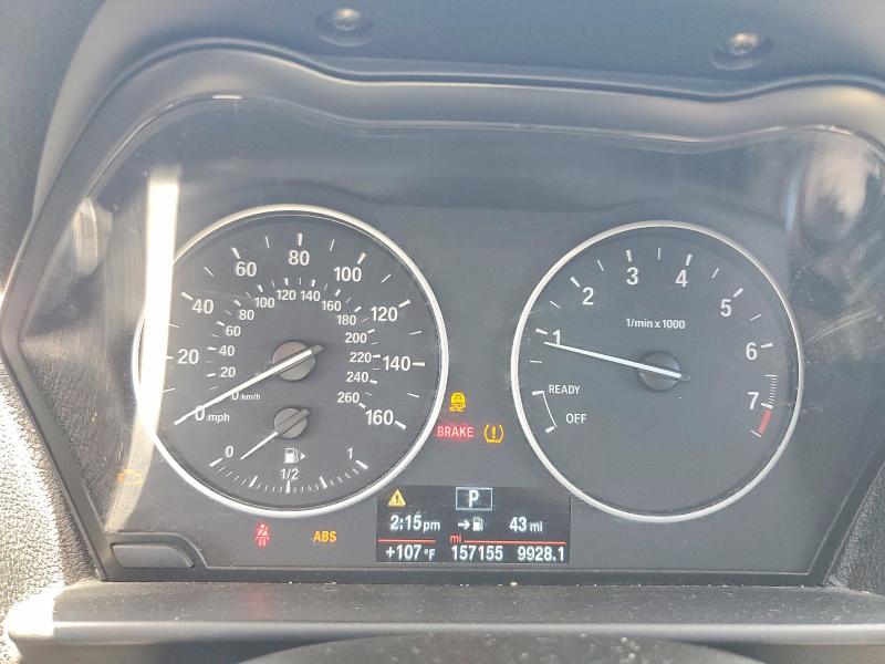 2014 BMW 2er VIN WBA1F5C51EVV98985 COPART salvage auction — NORMAL WEAR, Ca - Dis/Dlr/Exp Only Clean Title, sold $1,700 on 2026-08-20 (photo 9)