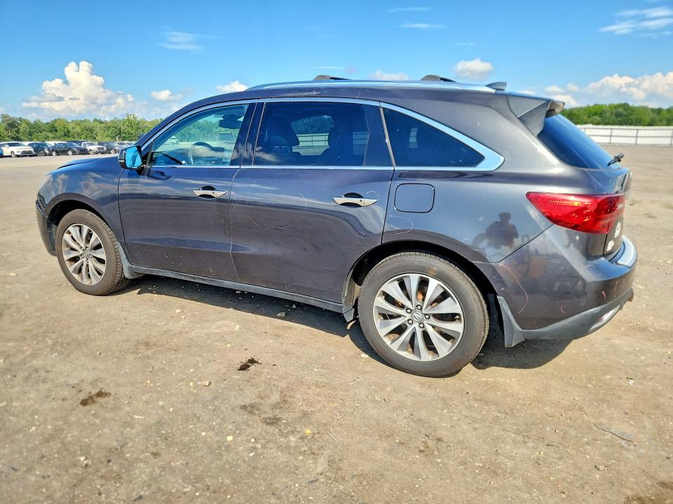 2015 Acura Mdx VIN 5FRYD4H48FB024867 COPART salvage auction — FRONT END, Va - Cert Of Title - Salvage, sold $3,300 on 2026-09-09 (photo 2)