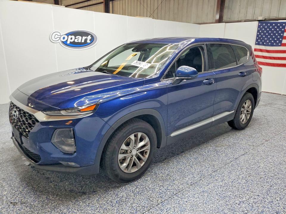 2019 Hyundai Santa fe VIN 5NMS33AD4LH254432 — COPART salvage auction photo