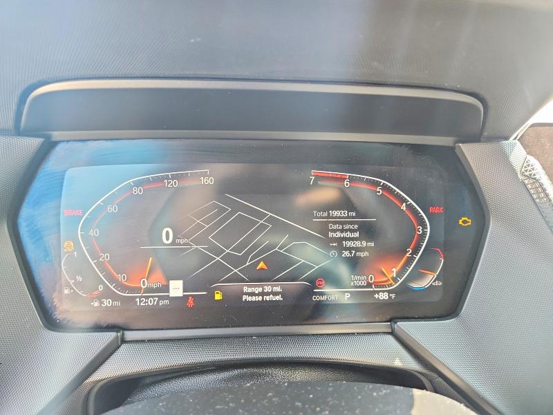 2022 BMW 2er VIN WBA53AK09N7K44211 COPART salvage auction — REAR END, Ga - Cert Of Title-Salvage, sold $6,600 on 2026-08-19 (photo 9)