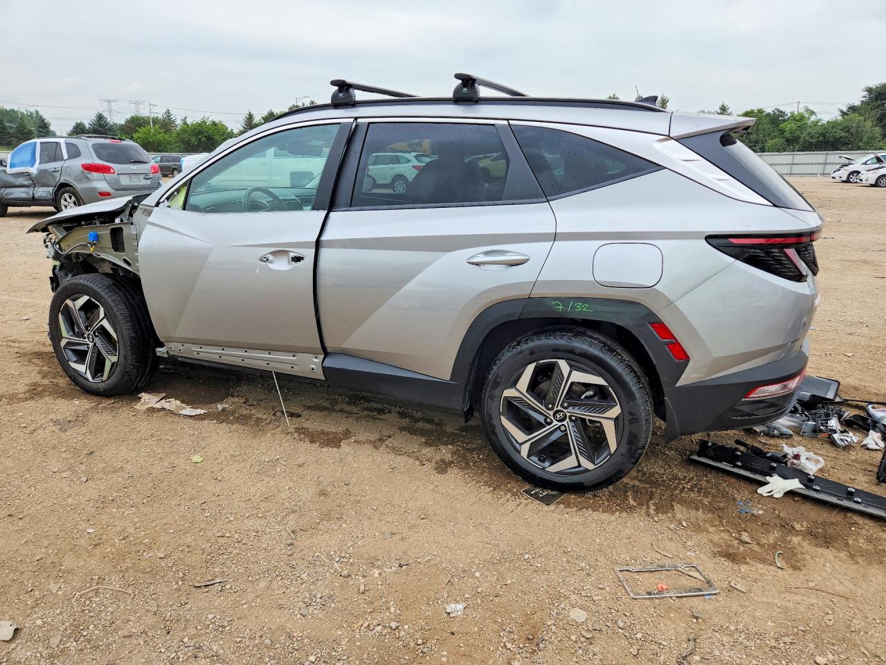2024 Hyundai Tucson VIN 5NMJFCDE0RH362997 COPART salvage auction — Front End, IL - SALVAGE CERTIFICATE, sold $7,500 on 2026-09-08 (photo 2)