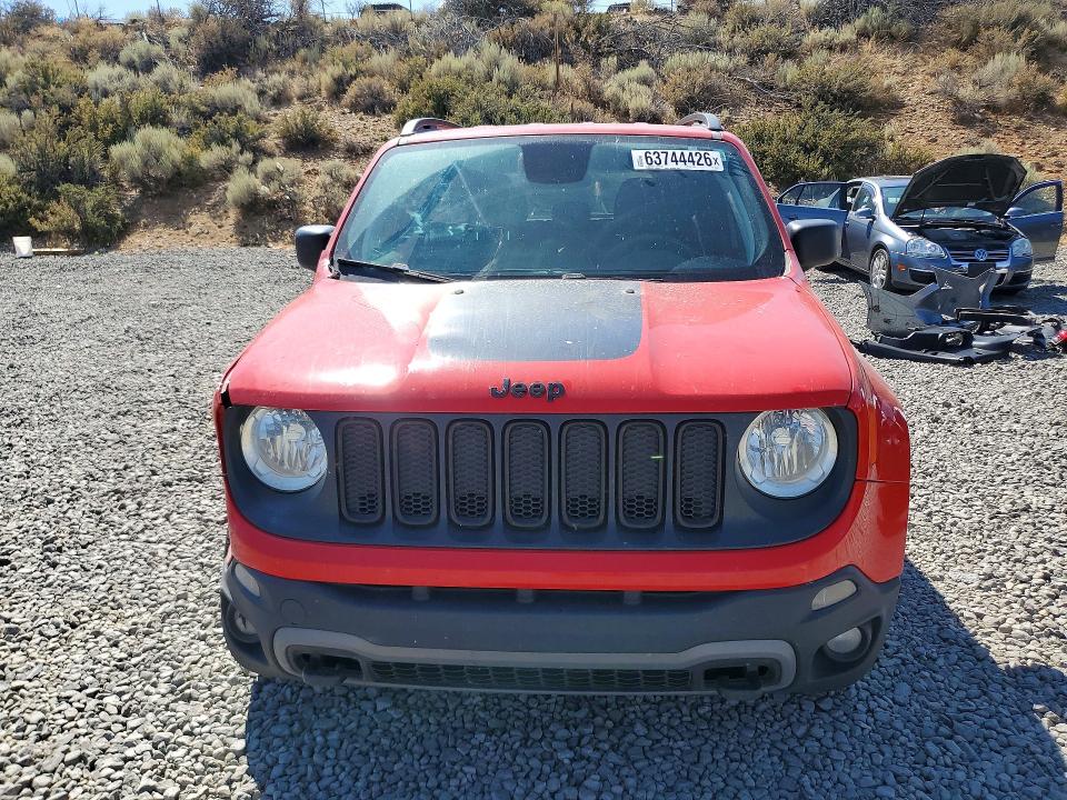 2018 Jeep Renegade VIN ZACCJBAB2JPJ16962 COPART salvage auction — FRONT END, Nv - Salvage Title, sold $2,100 on 2026-08-20 (photo 5)