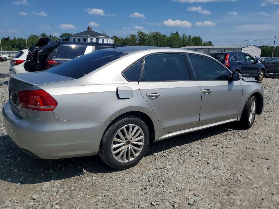 2014 Volkswagen Passat VIN 1VWAP7A39EC020655 COPART salvage auction — FRONT END, Ma - Cert Of Title-Reconstrctd Coll, sold $375 on 2026-08-27 (photo 3)