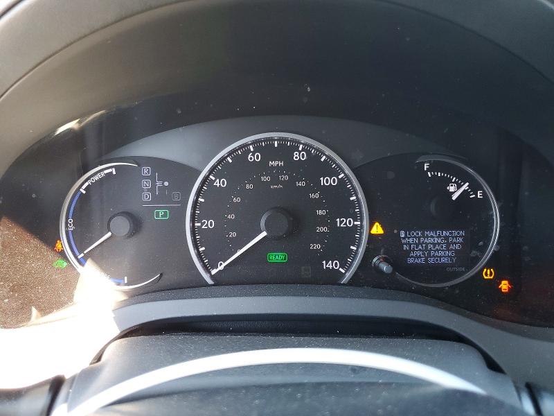 2012 Lexus Ct VIN JTHKD5BH2C2081295 COPART salvage auction — REAR END, Ca - Salvage Certificate, sold $1,750 on 2026-09-08 (photo 9)