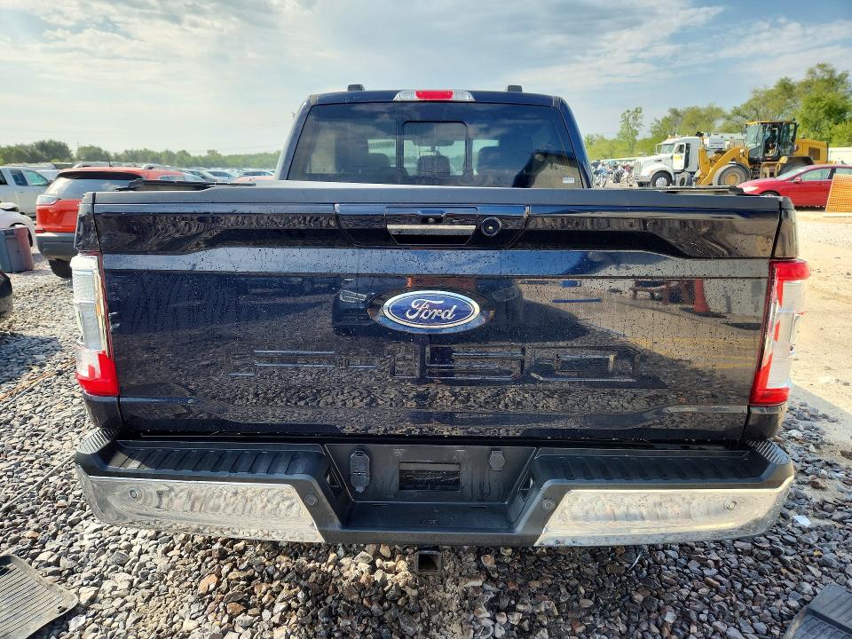 2022 Ford F-150 Lightning VIN 1FTFW1E58NFA06975 COPART salvage auction — FRONT END, Salvage Title, sold $12,600 on 2026-09-28 (photo 6)