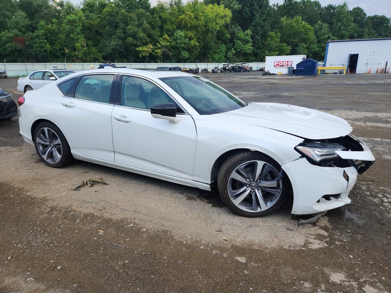 2021 Acura Tlx VIN 19UUB5F69MA008278 COPART salvage auction — Front End, NC - CERTIFICATE OF TITLE, sold $7,000 on 2026-09-18 (photo 4)