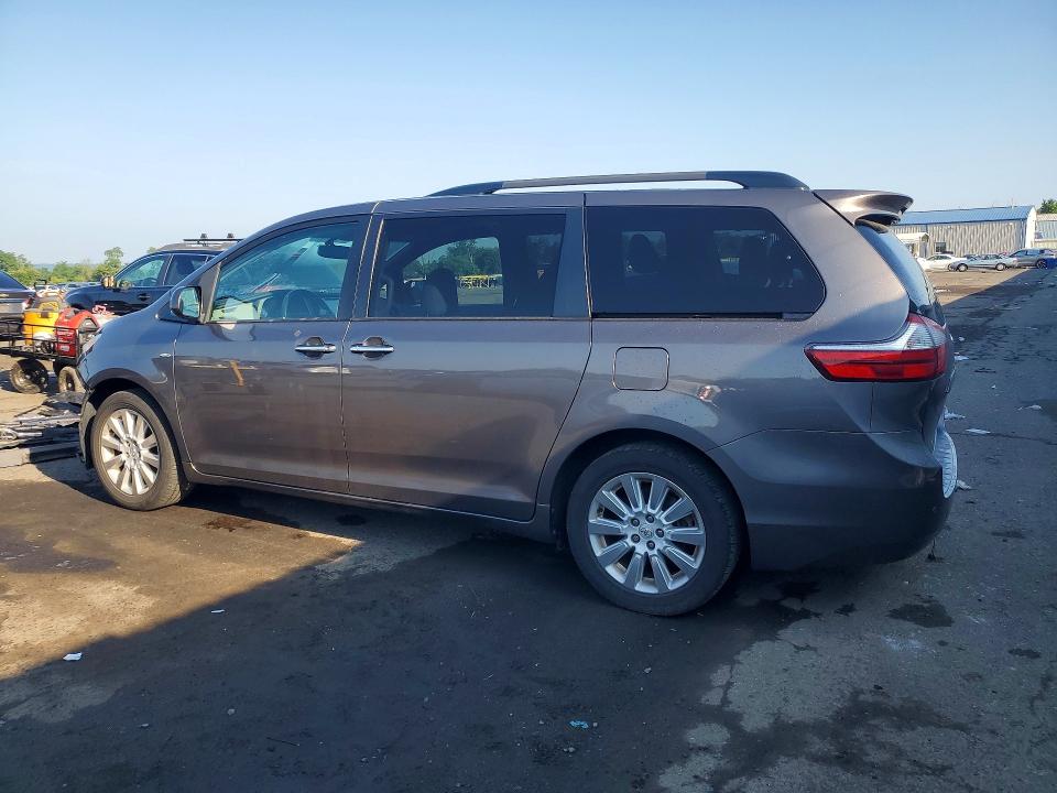2016 Toyota Sienna VIN 5TDDK3DC7GS142693 COPART salvage auction — FRONT END, Pa - Certificate Of Salvage, sold $8,800 on 2026-08-21 (photo 2)