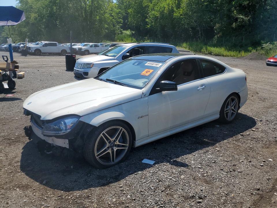 2012 Mercedes-benz C-klasse VIN WDDGJ7HB8CF772814 COPART salvage auction — FRONT END, Ny - Mv-907A Salvage Certificate, sold $2,300 on 2026-08-17 (photo 1)