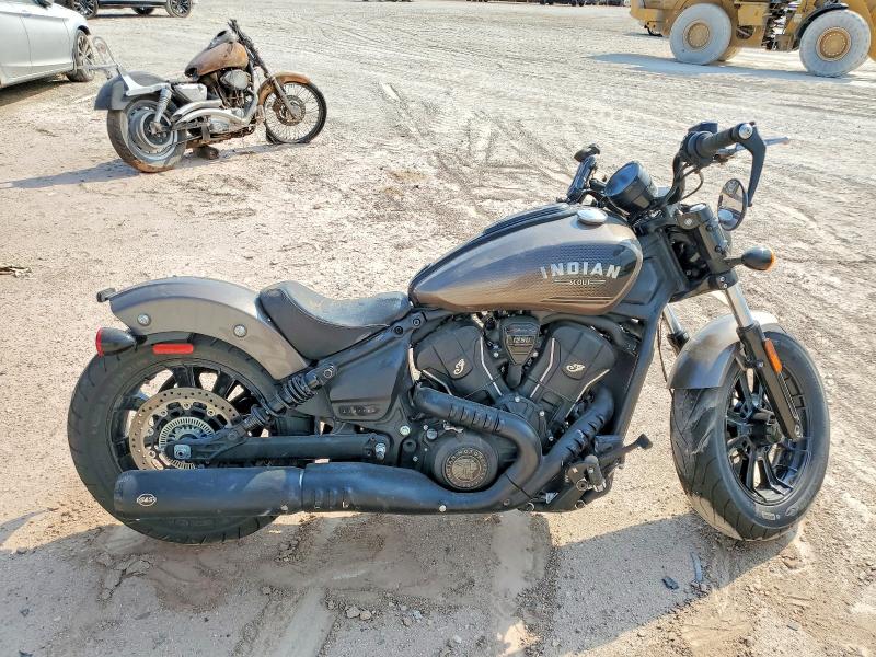 2025 Indian motorcycle co. Scout VIN 56KSBF764S3205087 COPART salvage auction — SIDE, TX - SALVAGE VEHICLE TITLE (P), sold $5,300 on 2026-10-08 (photo 1)