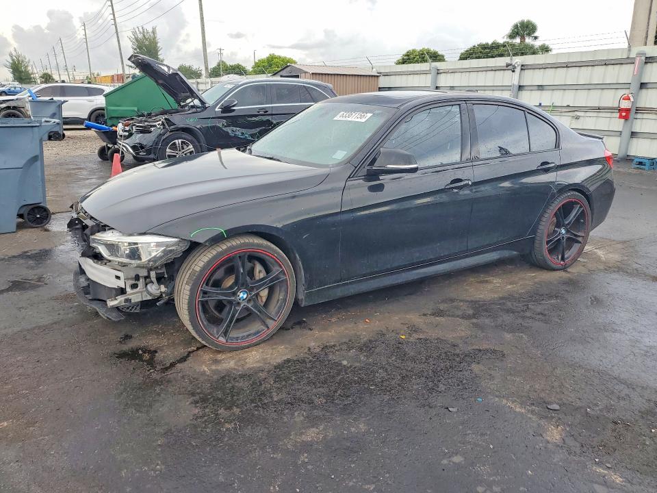 2016 BMW 3er VIN WBA8E9G57GNT83083 COPART salvage auction — FRONT END, Fl - Cert Of Title Slvg Rebuildable, sold $1,550 on 2026-08-12 (photo 1)