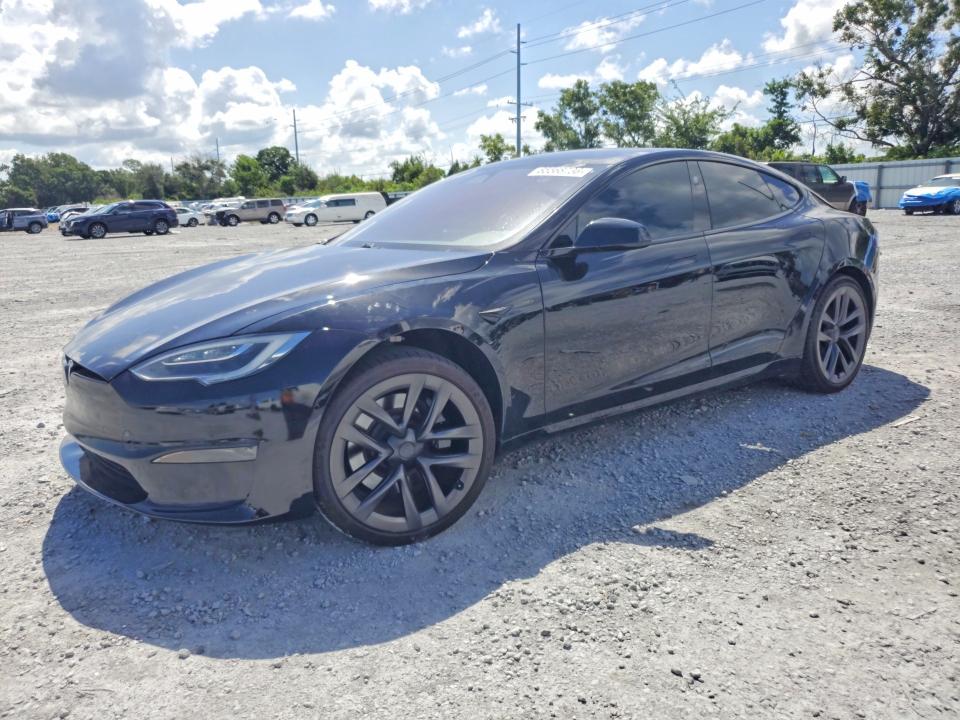 2021 Tesla Model s VIN 5YJSA1E62MF452435 COPART salvage auction — UNDERCARRIAGE, Fl - Cert Of Ttl-Rebuilt&Slvg Rbld, sold $16,000 on 2026-08-28 (photo 1)