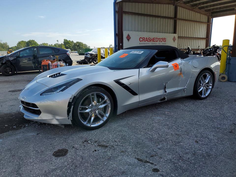 2018 Chevrolet Corvette VIN 1G1YF3D7XJ5105006 — COPART salvage auction photo