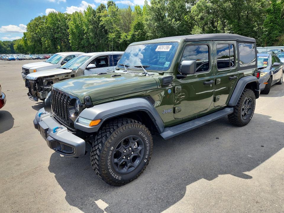 2023 Jeep Wrangler / VIN 1C4JJXN61PW693594 — COPART salvage auction photo