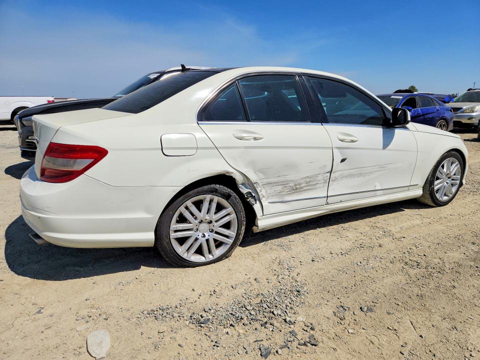 2008 Mercedes-benz C class VIN WDDGF54X58R023837 COPART salvage auction — REAR END, CA - SALVAGE CERTIFICATE, sold $100 on 2026-08-13 (photo 3)