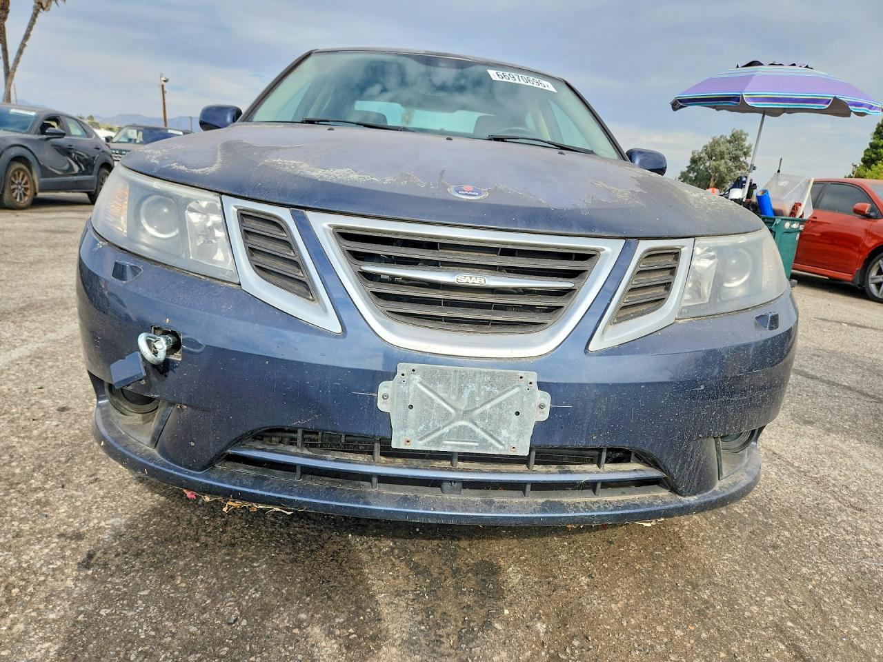 2010 Saab 9-3 VIN YS3FA4CY2A1610633 COPART salvage auction — Rear End, CA - SALVAGE CERTIFICATE, sold $350 on 2026-09-08 (photo 5)