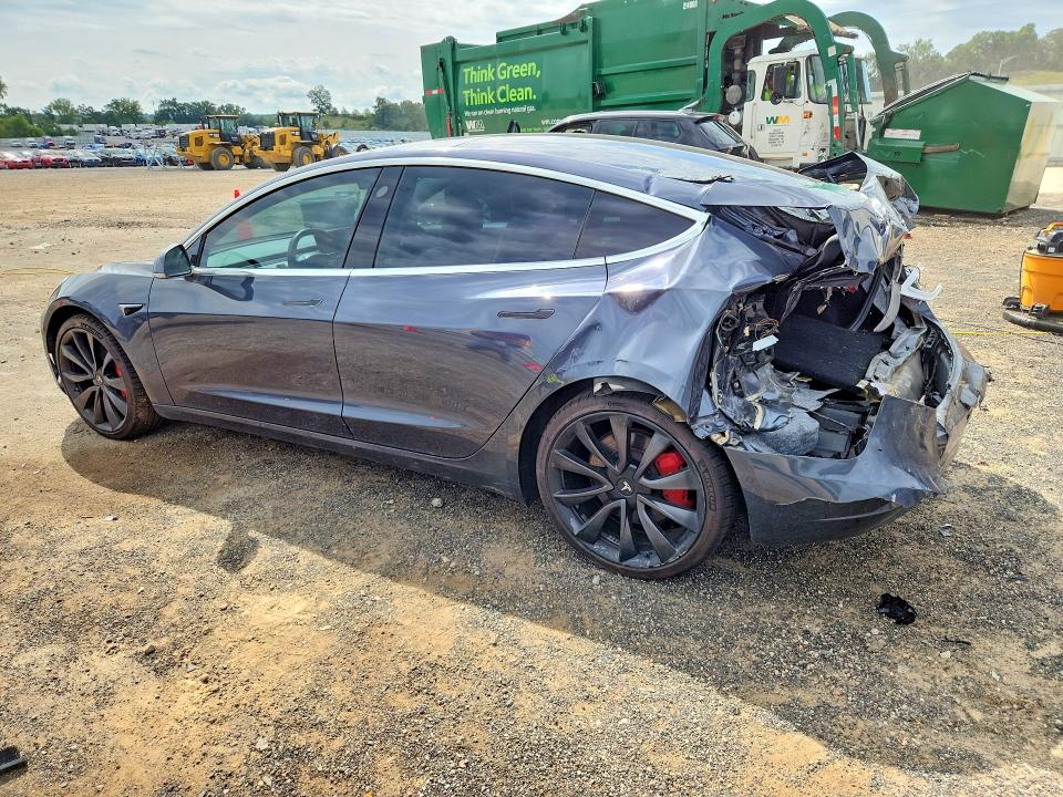 2020 Tesla Model 3 VIN 5YJ3E1EC5LF646860 COPART salvage auction — REAR END, Wi - Cert Of Title-Salvage Vehicle, sold $3,900 on 2026-09-08 (photo 2)