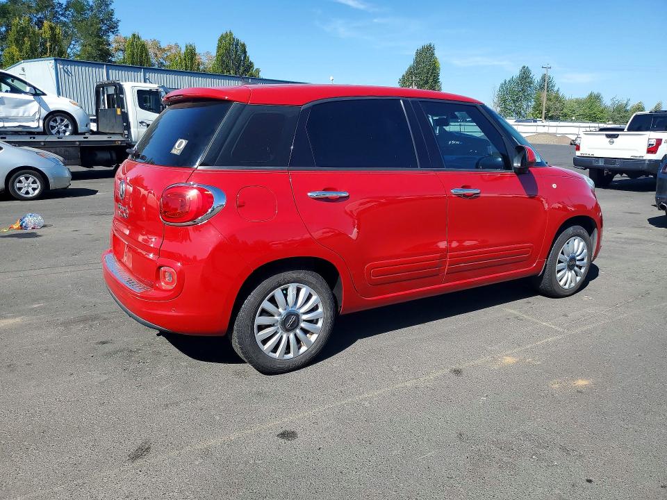 2014 Fiat 500l VIN ZFBCFABH0EZ002129 COPART salvage auction — MECHANICAL, Or - Certificate Of Title, sold $375 on 2026-08-17 (photo 3)