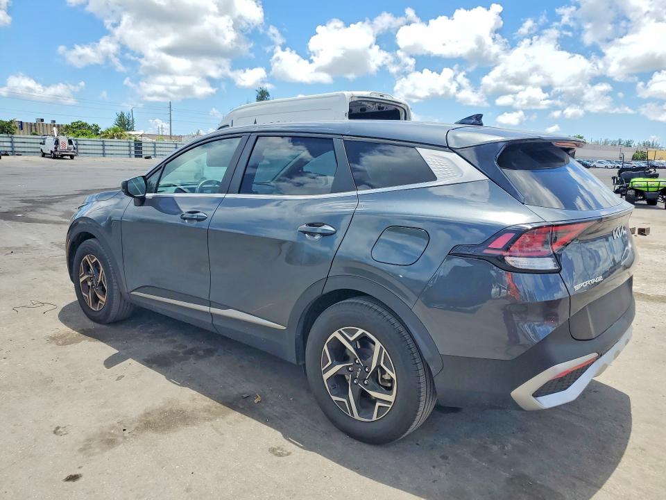 2023 Kia Sportage VIN KNDPU3AF0P7153048 COPART salvage auction — DAMAGE HISTORY, Ga - Certificate Of Title (P), sold $18,495 on 2026-08-22 (photo 2)