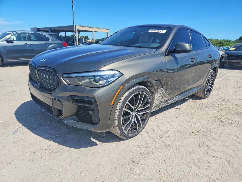 2022 BMW X6 VIN 5UXCY8C04N9K18153 — COPART salvage auction photo