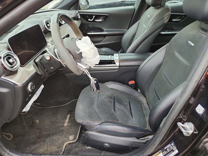 2023 Mercedes-benz C-klasse amg VIN W1KAF8HB4PR124548 COPART salvage auction — FRONT END, On - Permit Salvage (P), sold $28,500 on 2026-09-03 (photo 7)