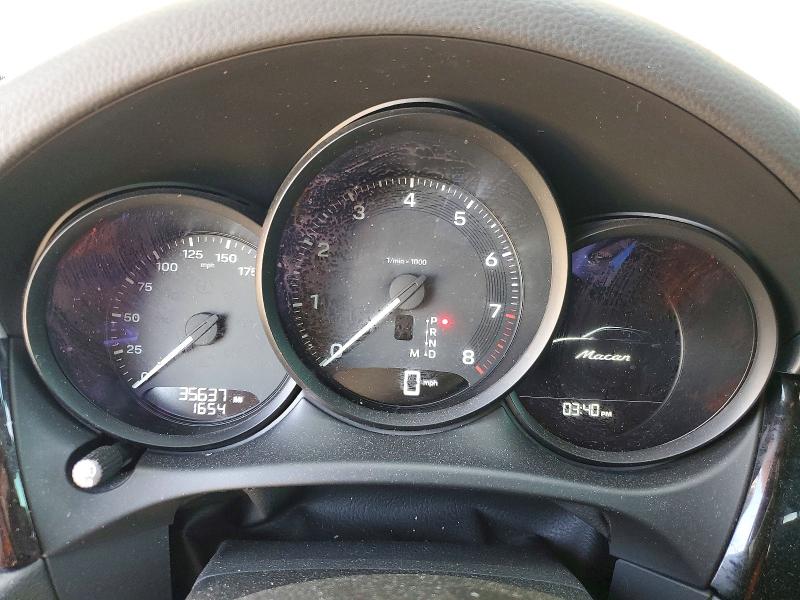 2024 Porsche Macan VIN WP1AA2A53RLB04497 COPART salvage auction — FRONT END, CA - SALVAGE CERTIFICATE, sold $9,700 on 2026-09-24 (photo 9)