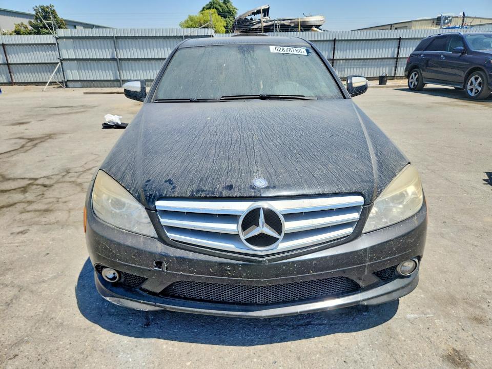 2009 Mercedes-benz C class VIN WDDGF54X89R057904 COPART salvage auction — REAR END, CA - SALVAGE CERTIFICATE, sold $275 on 2026-08-14 (photo 5)