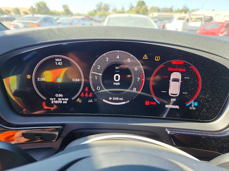 2024 Porsche Cayenne VIN WP1AA2AY4RDA03943 COPART salvage auction — FRONT END, CA - SALVAGE CERTIFICATE, sold $34,250 on 2026-08-17 (photo 9)