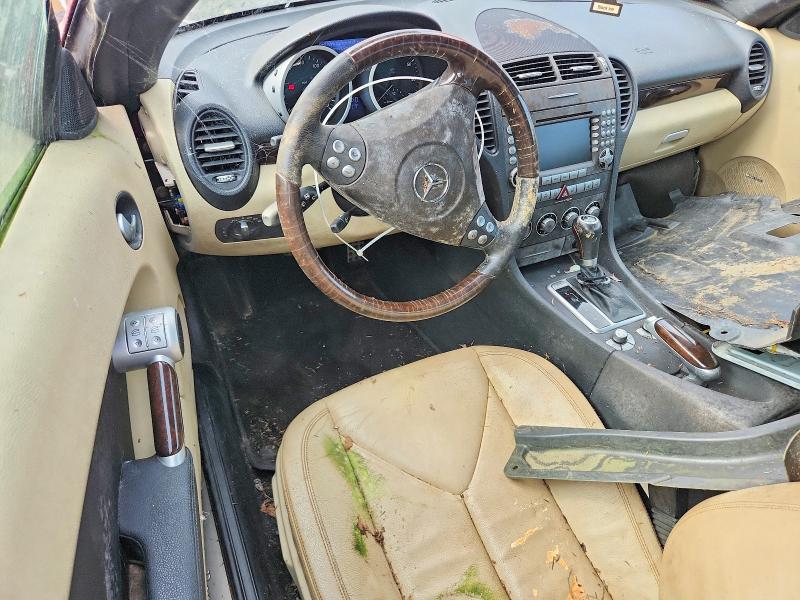 2008 Mercedes-benz Slk-class VIN WDBWK54F58F187369 COPART salvage auction — FRONT END, CT - CERTIFICATE OF TITLE, sold $475 on 2026-08-11 (photo 8)