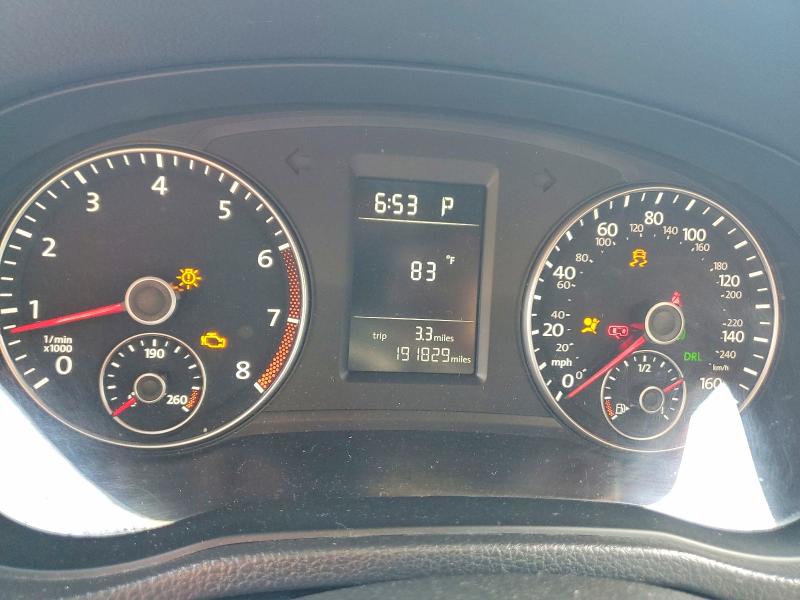 2014 Volkswagen Passat VIN 1VWAP7A39EC020655 COPART salvage auction — FRONT END, Ma - Cert Of Title-Reconstrctd Coll, sold $375 on 2026-08-27 (photo 9)