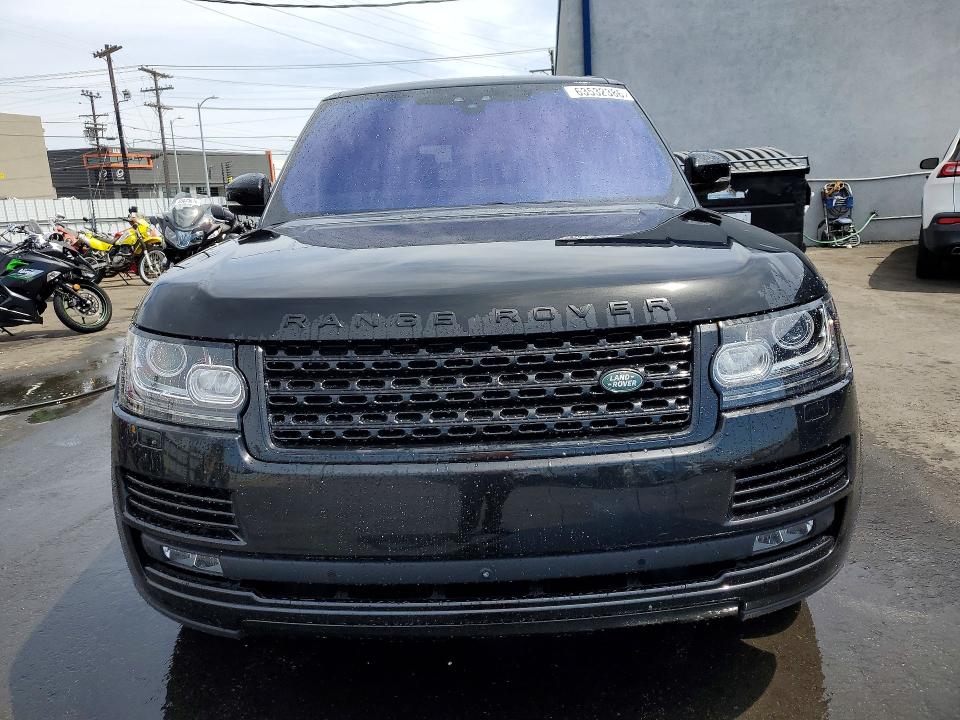2017 Land rover RANGE ROVER VIN SALGS2FV6HA379849 COPART salvage auction — MINOR DENT/SCRATCHES, Nv - Dis/Dlr/Exp Only Clean Title (P), sold $11,600 on 2026-08-26 (photo 5)