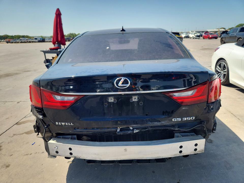 2013 Lexus Gs VIN JTHBE1BL2D5022239 COPART salvage auction — REAR END, TX - SALVAGE VEHICLE TITLE, sold $175 on 2026-10-13 (photo 6)