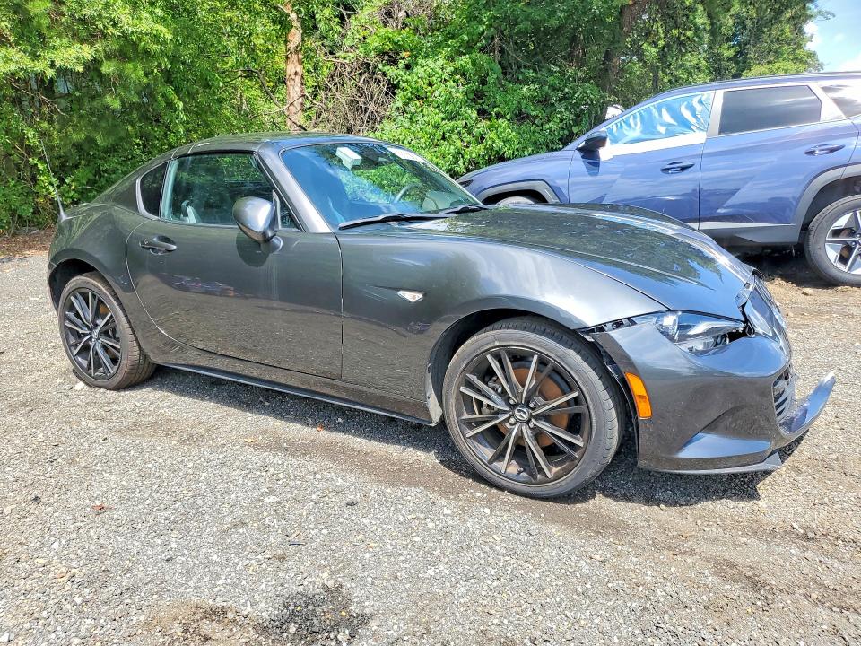 2025 Mazda Mx-5 VIN JM1NDAM70S0653227 COPART salvage auction — FRONT END, Ga - Certificate Of Title, sold $7,500 on 2026-10-05 (photo 4)