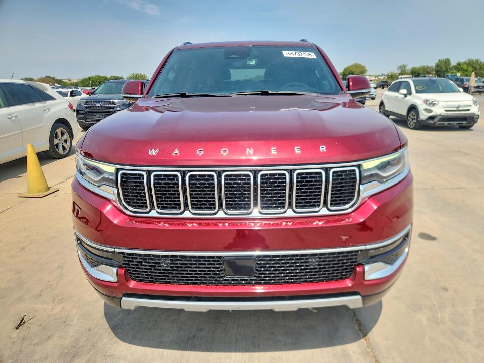 2022 Jeep Grand wagoneer VIN 1C4SJVBT4NS134662 COPART salvage auction — REAR END, Tx - Salvage Vehicle Title (P), sold $27,000 on 2026-09-03 (photo 5)