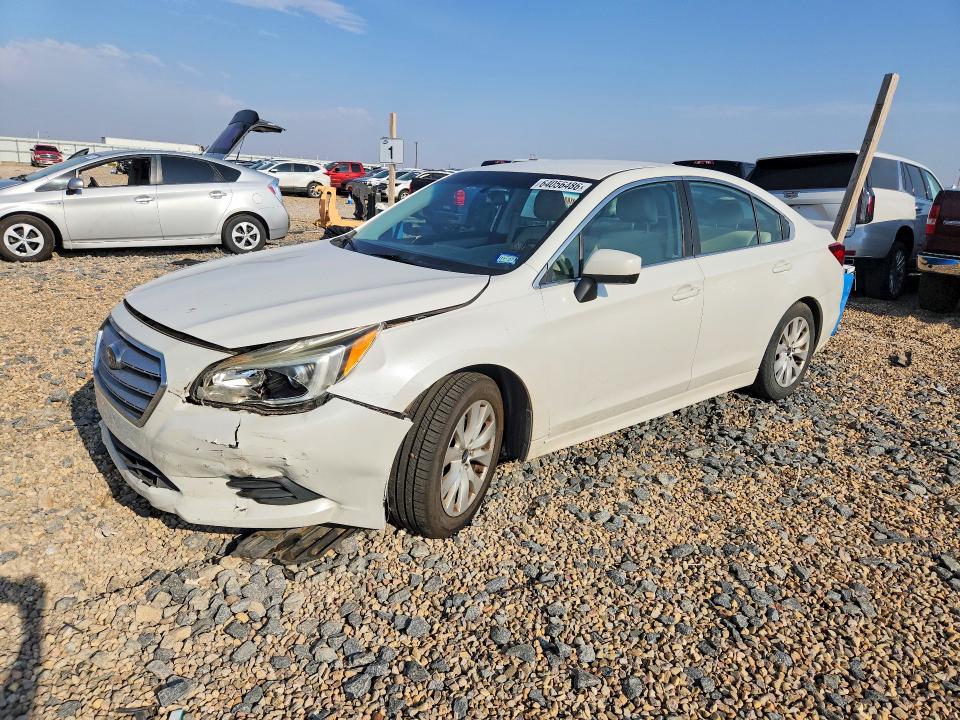 2016 Subaru Legacy VIN 4S3BNBC65G3018752 COPART salvage auction — FRONT END, Tx - Salvage Vehicle Title, sold $850 on 2026-09-22 (photo 1)