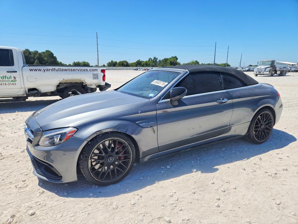 2018 Mercedes-benz C-klasse amg VIN WDDWK8HB6JF662453 — COPART salvage auction photo