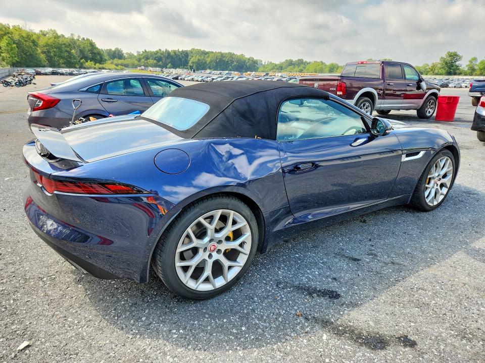 2018 Jaguar F-type VIN SAJDD5EV1JCK51053 COPART salvage auction — SIDE, Pa - Certificate Of Salvage, sold $12,800 on 2026-09-01 (photo 3)