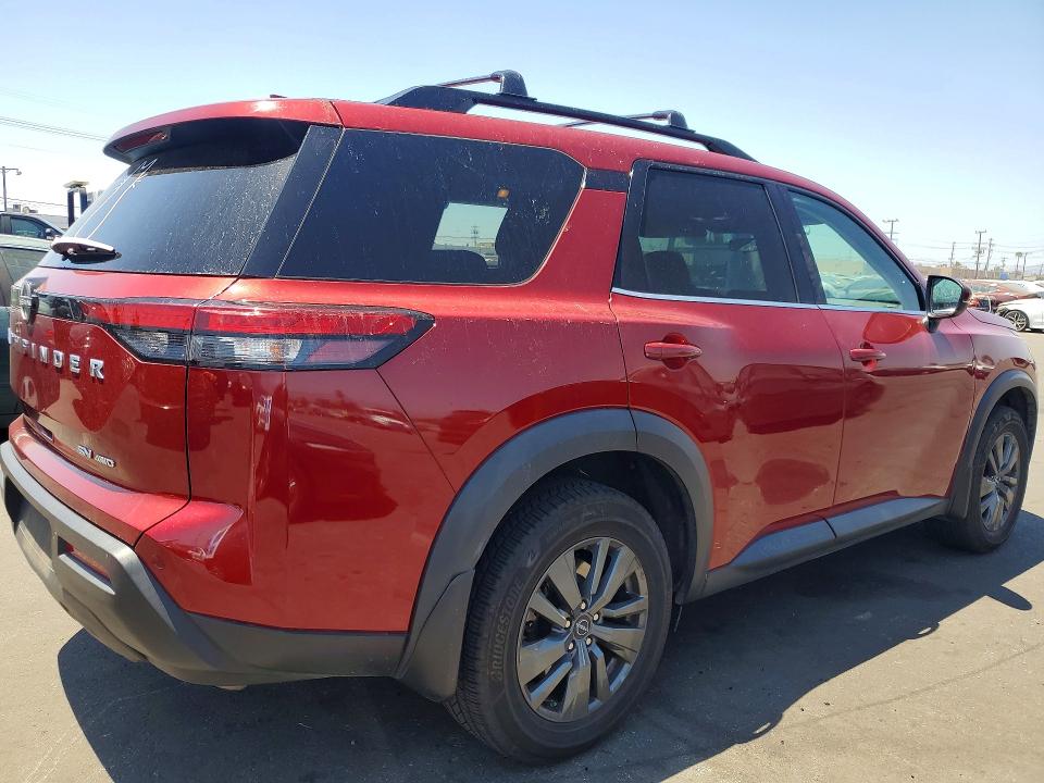 2023 Nissan Pathfinder VIN 5N1DR3BC7PC221518 COPART salvage auction — BURN, CA - SALVAGE CERTIFICATE, sold $8,500 on 2026-09-04 (photo 3)