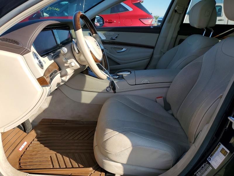 2015 Mercedes-benz S-klasse VIN WDDUG8FB3FA108142 COPART salvage auction — FRONT END, Salvage Title, sold $6,700 on 2026-08-14 (photo 7)