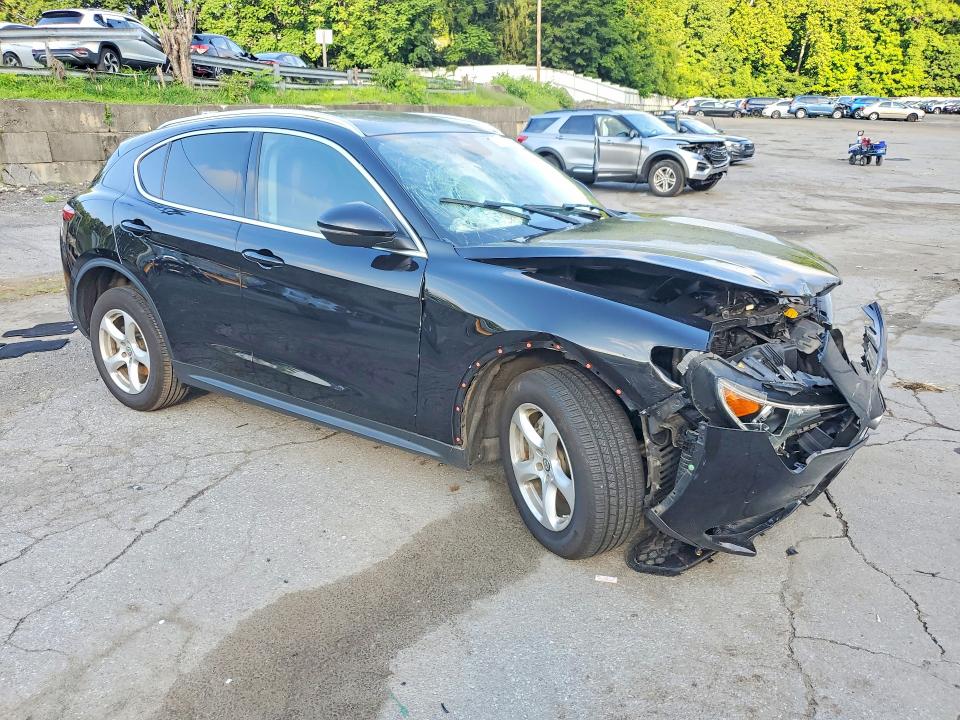 2018 Alfa romeo Stelvio VIN ZASFAKANXJ7B80973 COPART salvage auction — FRONT END, Ny - Mv-907A Salvage Certificate, sold $1,200 on 2026-08-24 (photo 4)